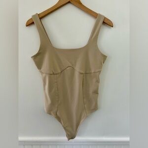 Abercrombie & Fitch Women’s Beige Tank Bodysuit